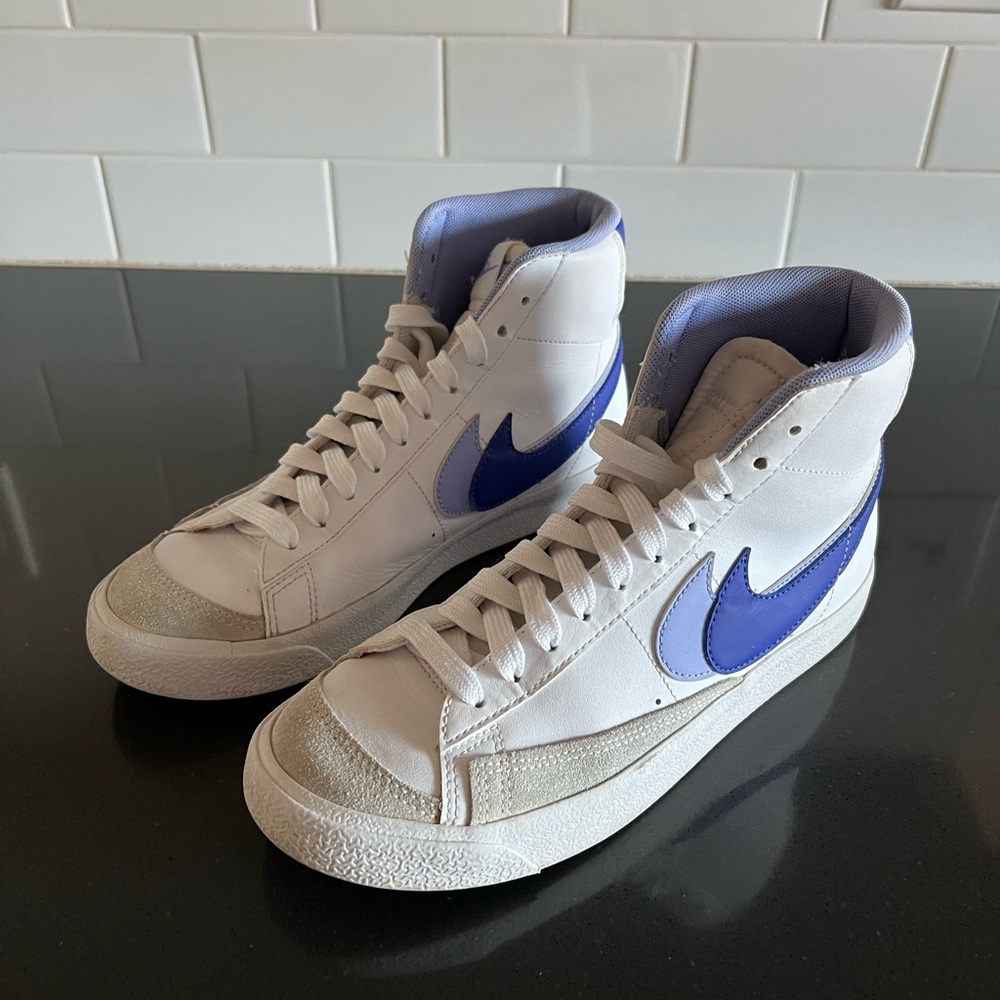 Women’s Nike Blazers - White and Purple